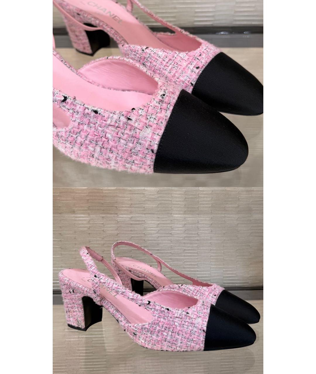 CHANEL Текстильные туфли, фото 5