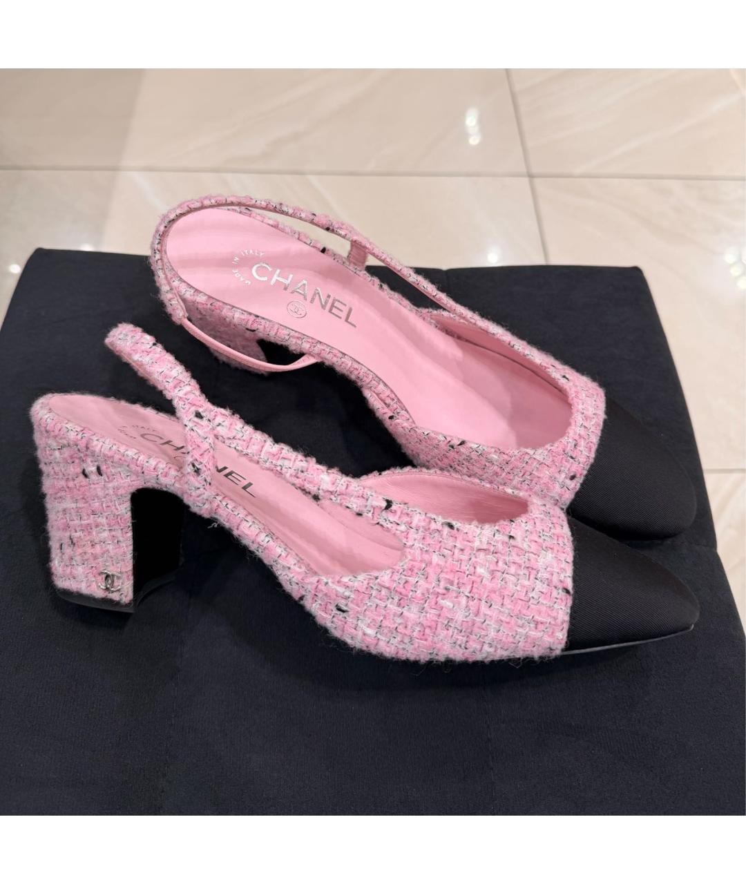 CHANEL Текстильные туфли, фото 6