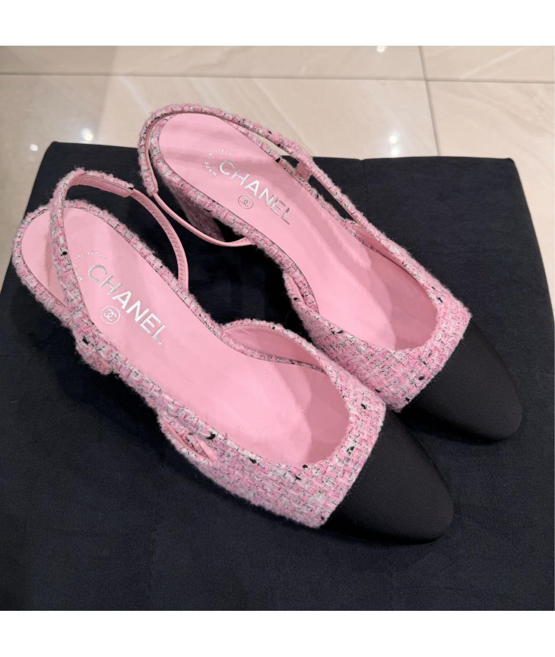 CHANEL Текстильные туфли, фото 2