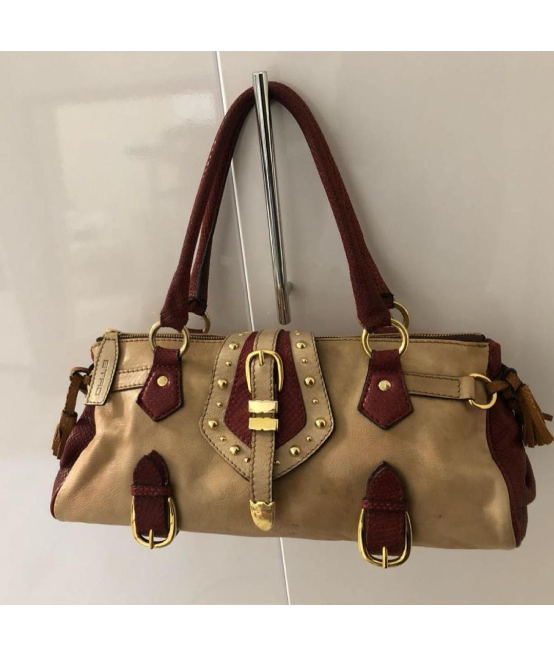 ETRO Мульти сумка с короткими ручками из экзотической кожи, фото 6