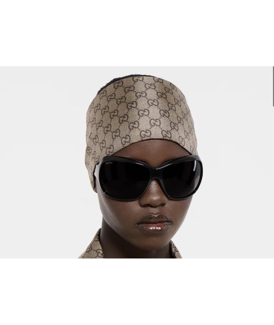 GUCCI Черная повязка на голову, фото 3