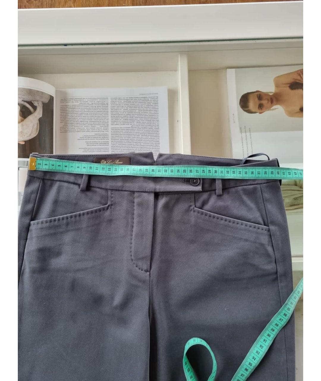 LORO PIANA Хлопковые брюки узкие, фото 7