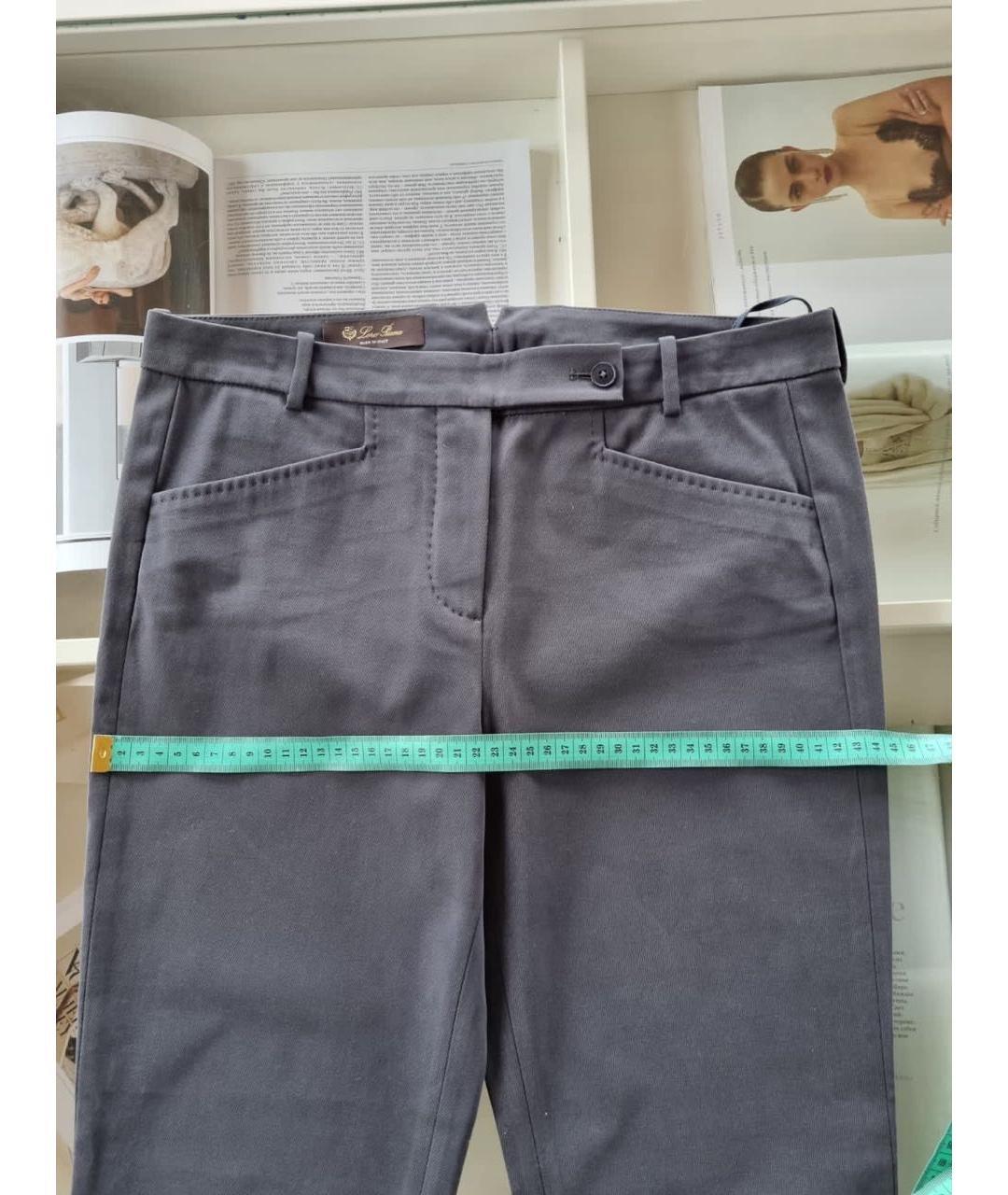LORO PIANA Хлопковые брюки узкие, фото 6