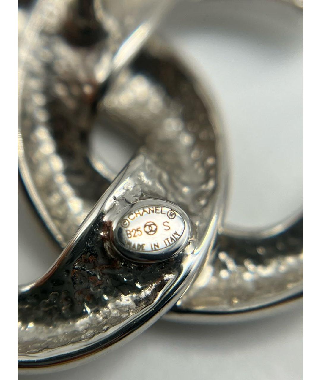 CHANEL Серебряные серьги, фото 8