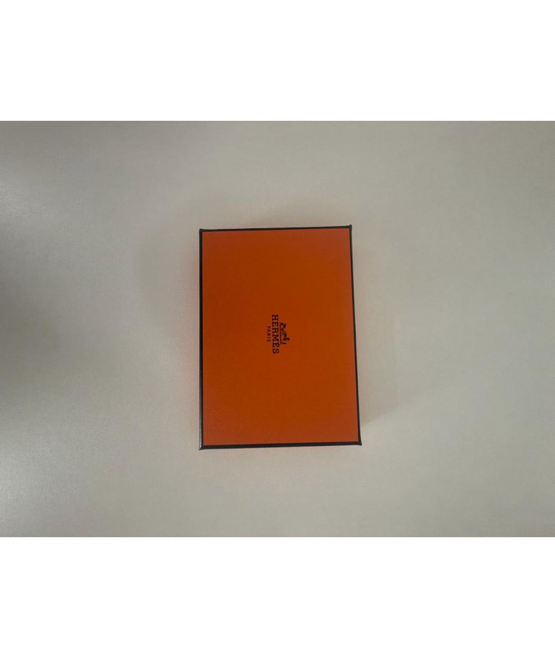 HERMES Черный кожаный кардхолдер, фото 4