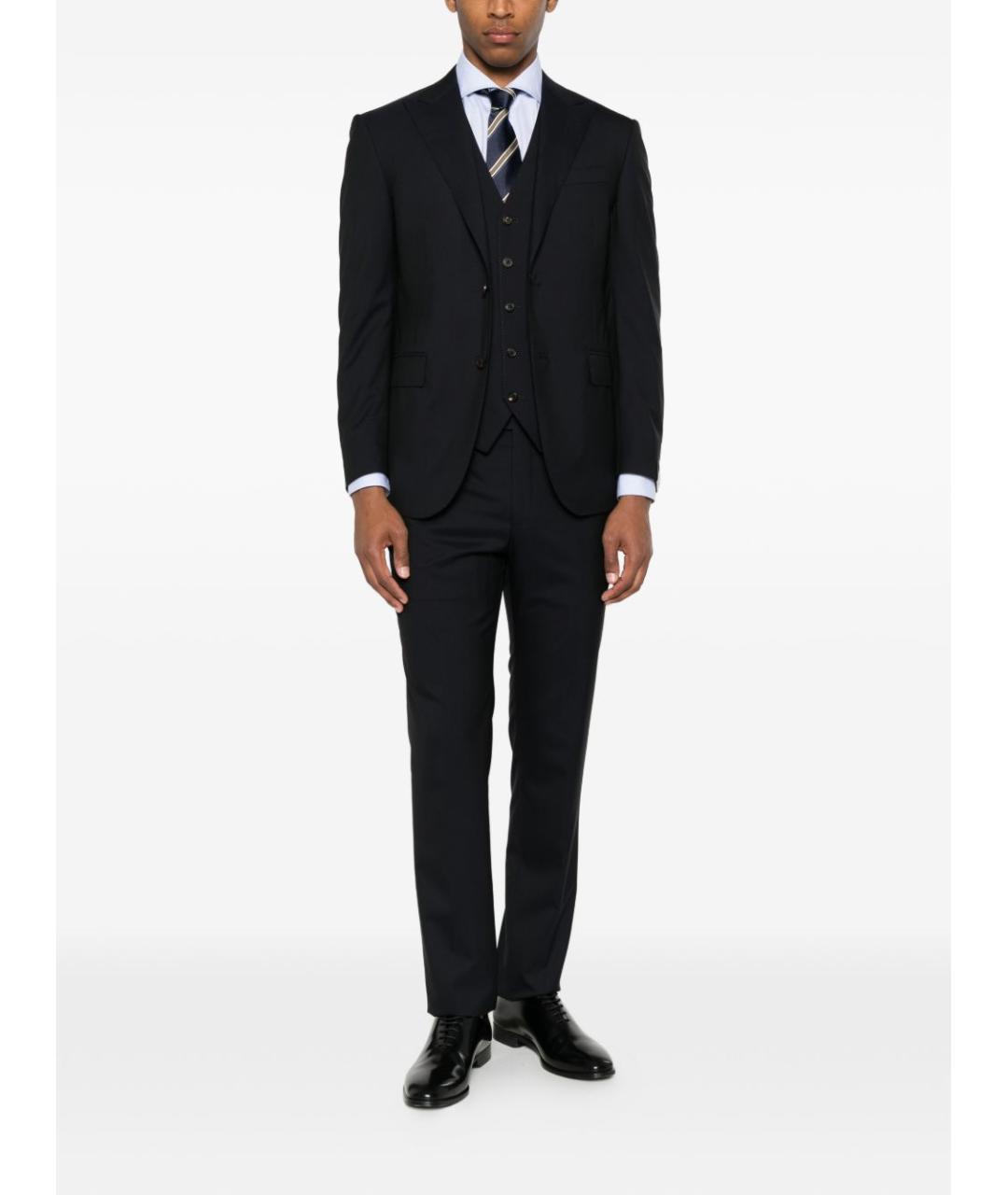 CORNELIANI Темно-синий классический костюм, фото 1