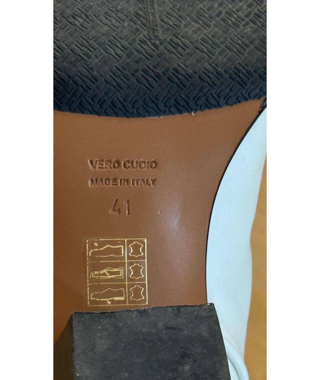 PARIS TEXAS Белые кожаные сапоги, фото 5