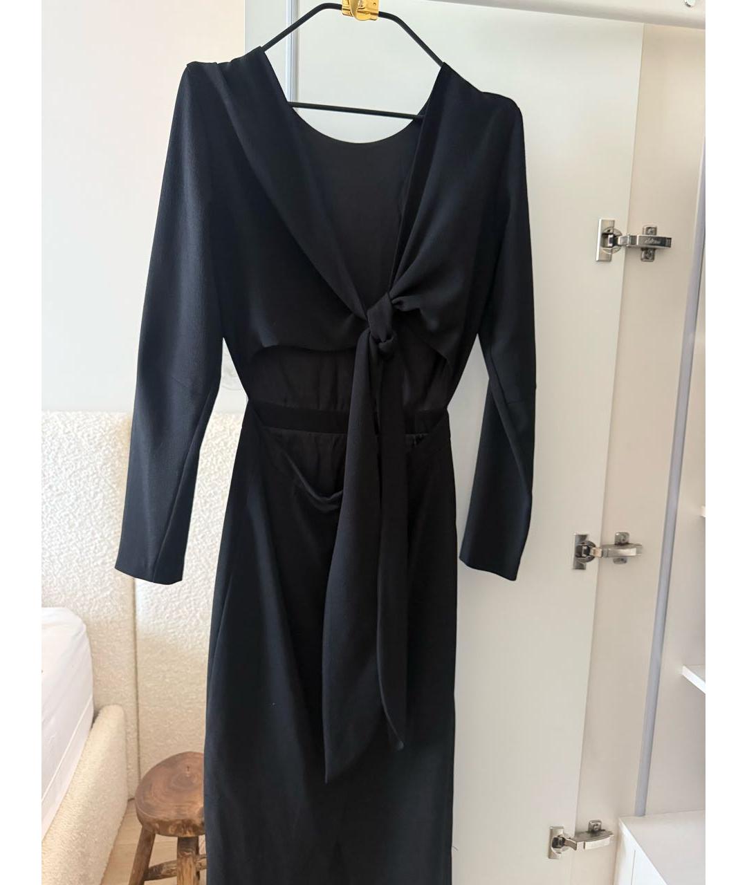 12 STOREEZ Черное полиэстеровое коктейльное платье, фото 2