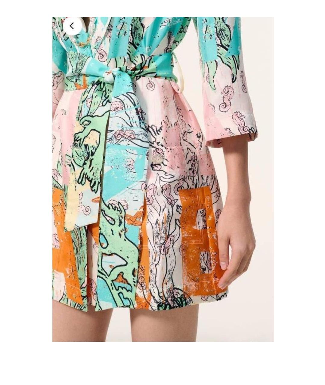 CHANEL Мульти шелковая туника, фото 2