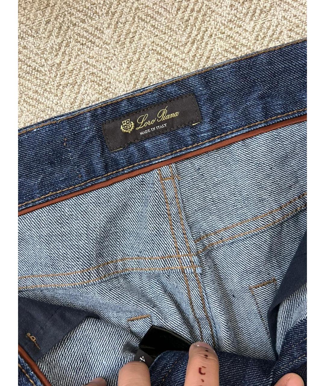 LORO PIANA Джинсы слим, фото 3