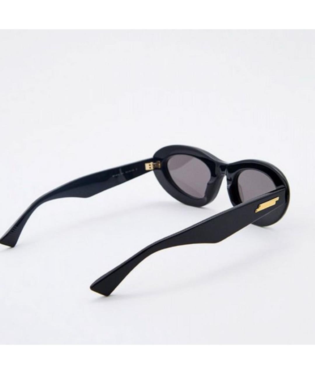 BOTTEGA VENETA Черные пластиковые солнцезащитные очки, фото 3