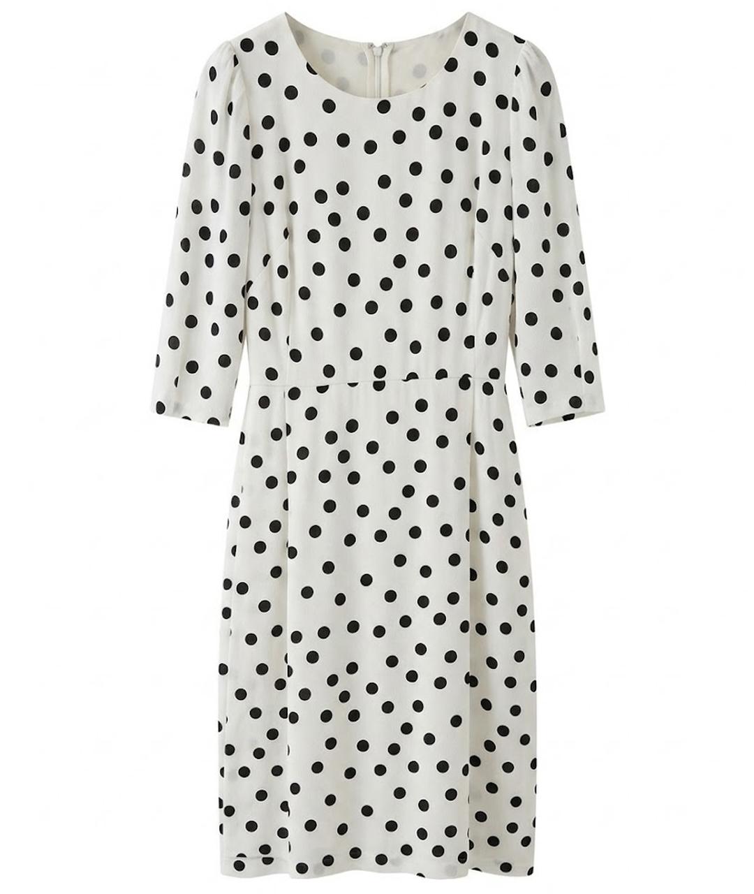 DOLCE&GABBANA Белое коктейльное платье, фото 1