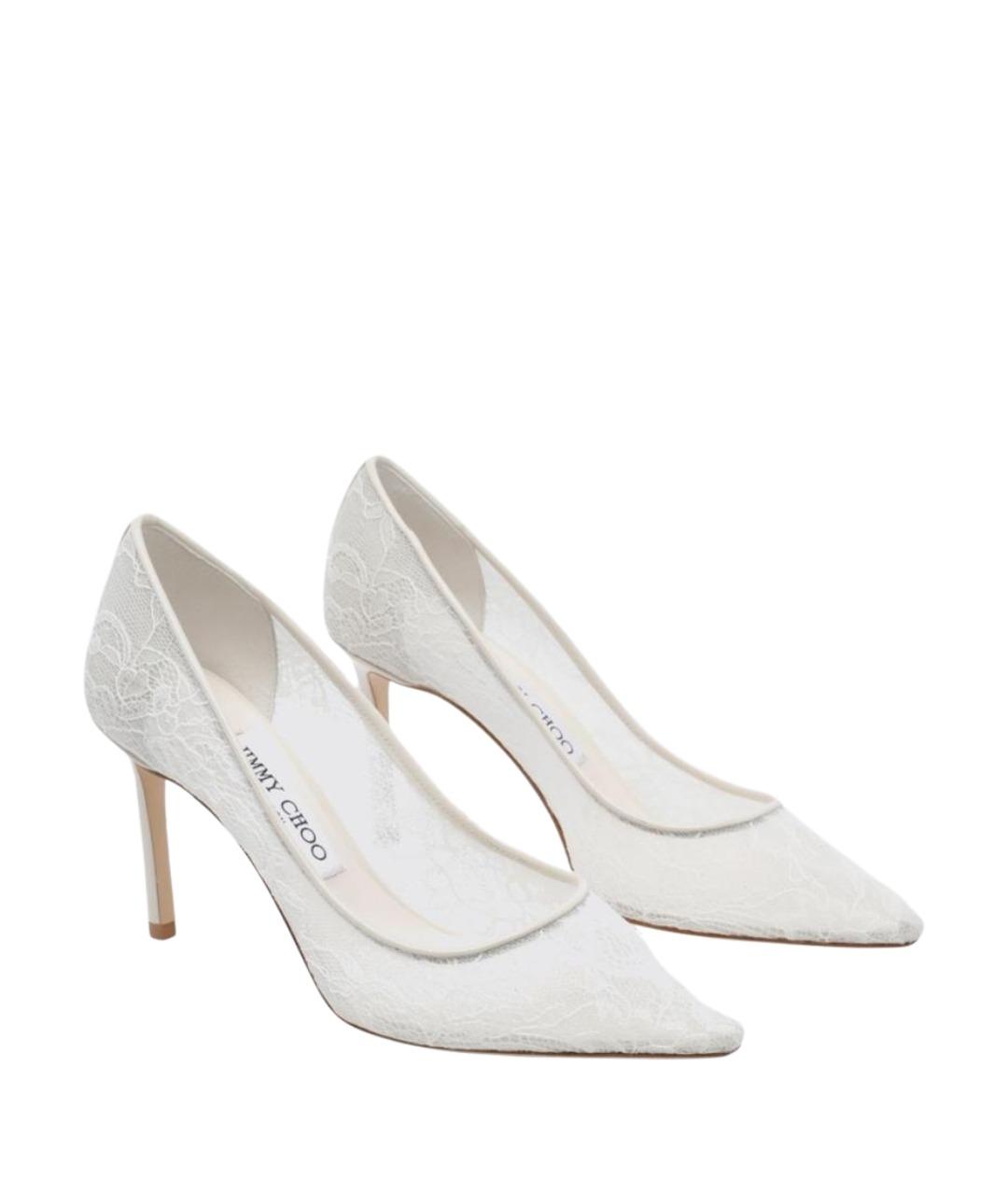 JIMMY CHOO Белые туфли, фото 2