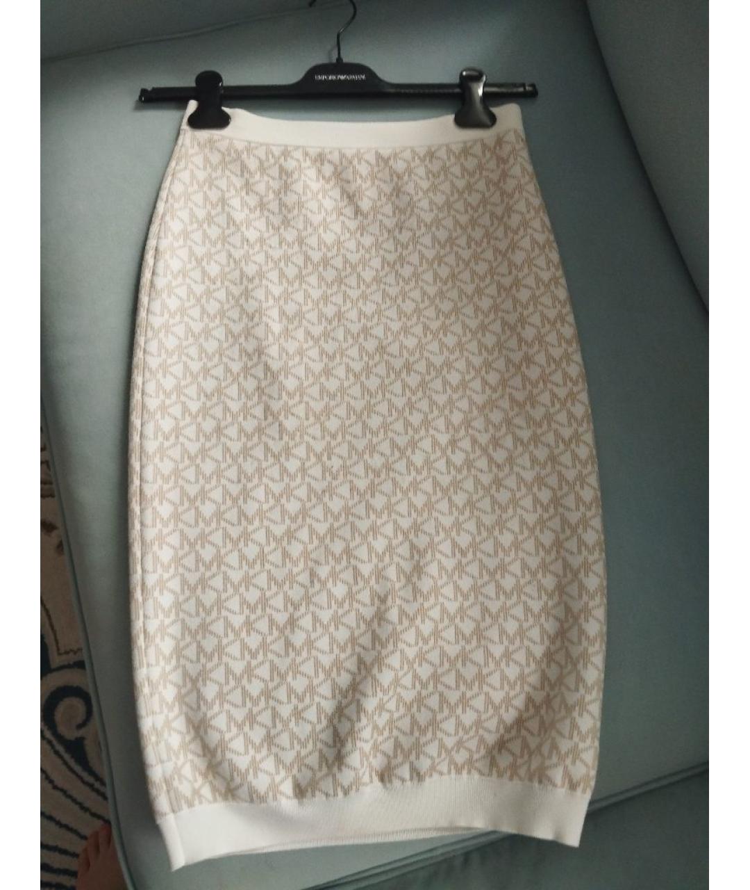 MICHAEL KORS Бежевый вискозный костюм с юбками, фото 2