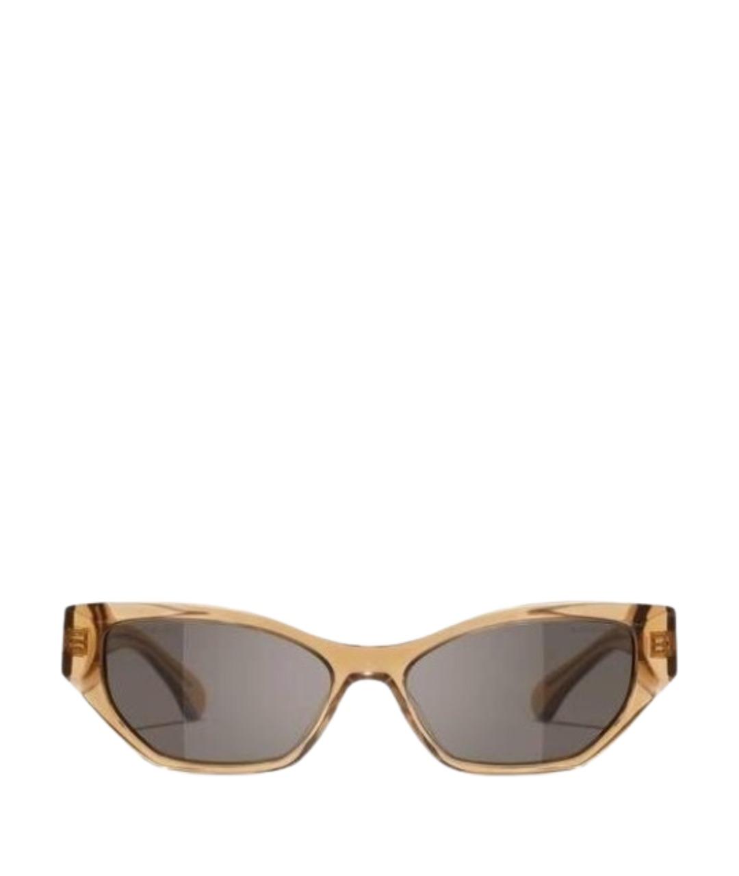 CHANEL Коричневые солнцезащитные очки, фото 1