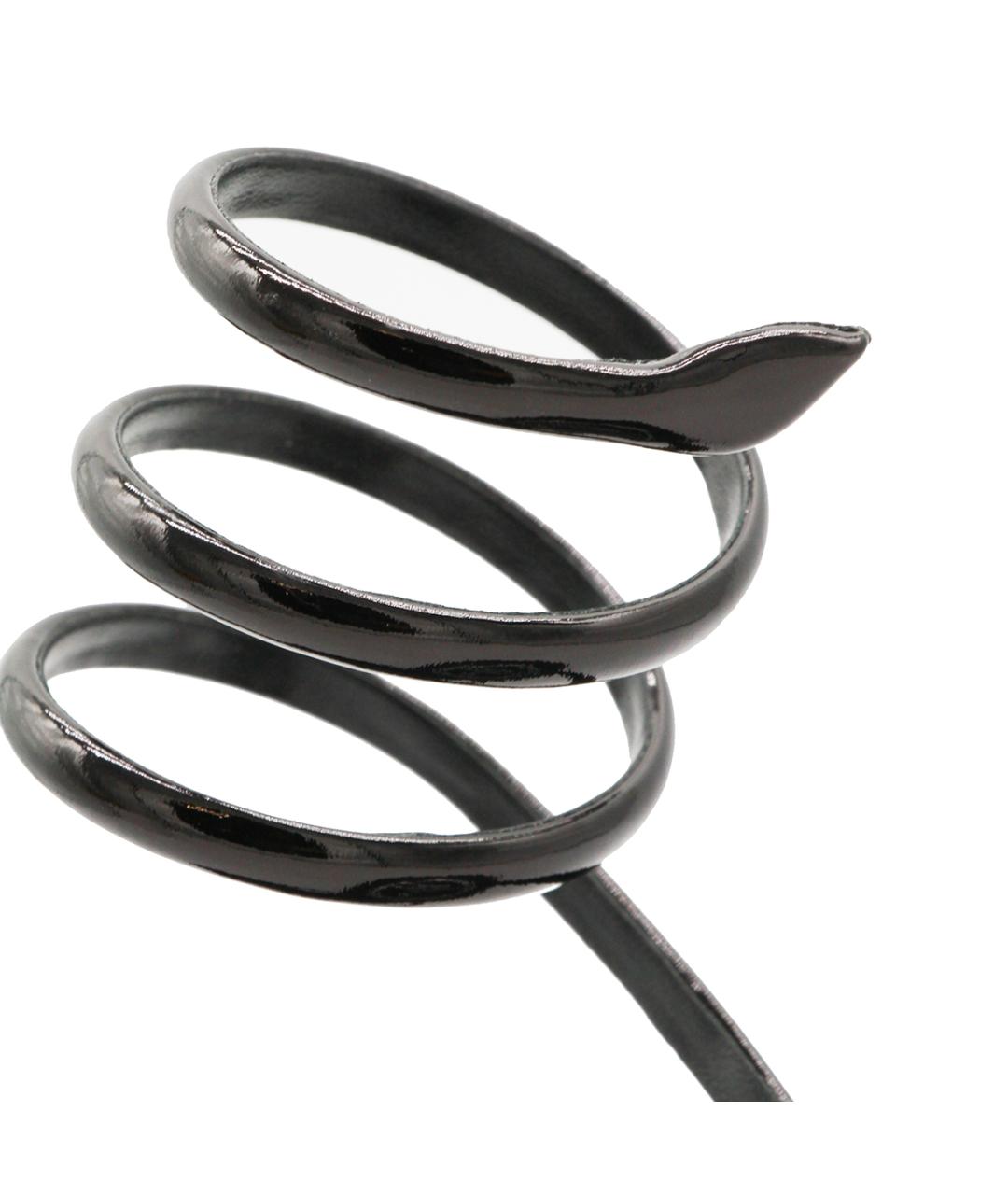 RENE CAOVILLA Черные кожаные босоножки, фото 4