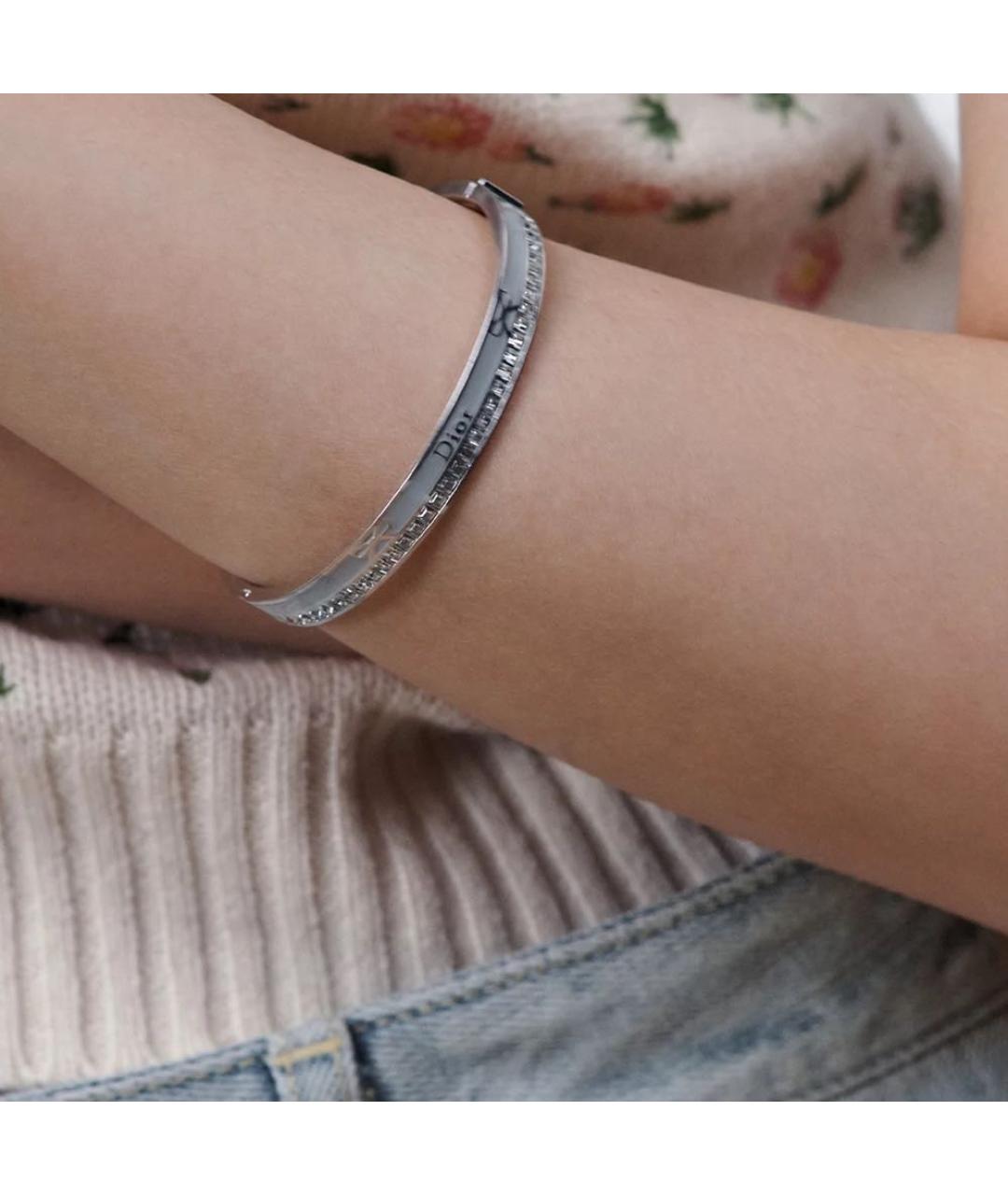 CHRISTIAN DIOR Серый браслет, фото 2