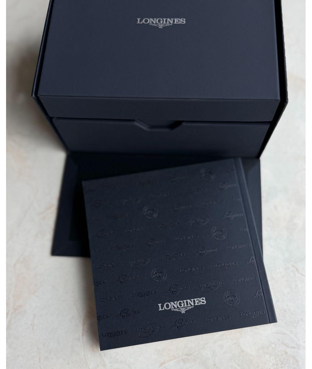 LONGINES Серебряные стальные часы, фото 3