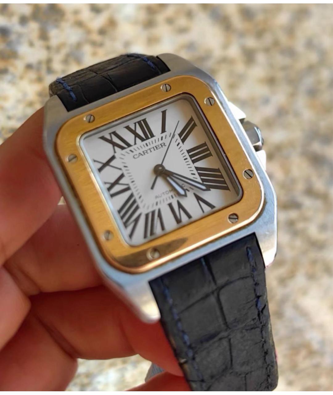 CARTIER Серебряные часы, фото 3