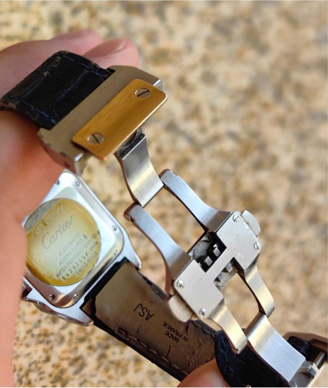 CARTIER Серебряные часы, фото 5