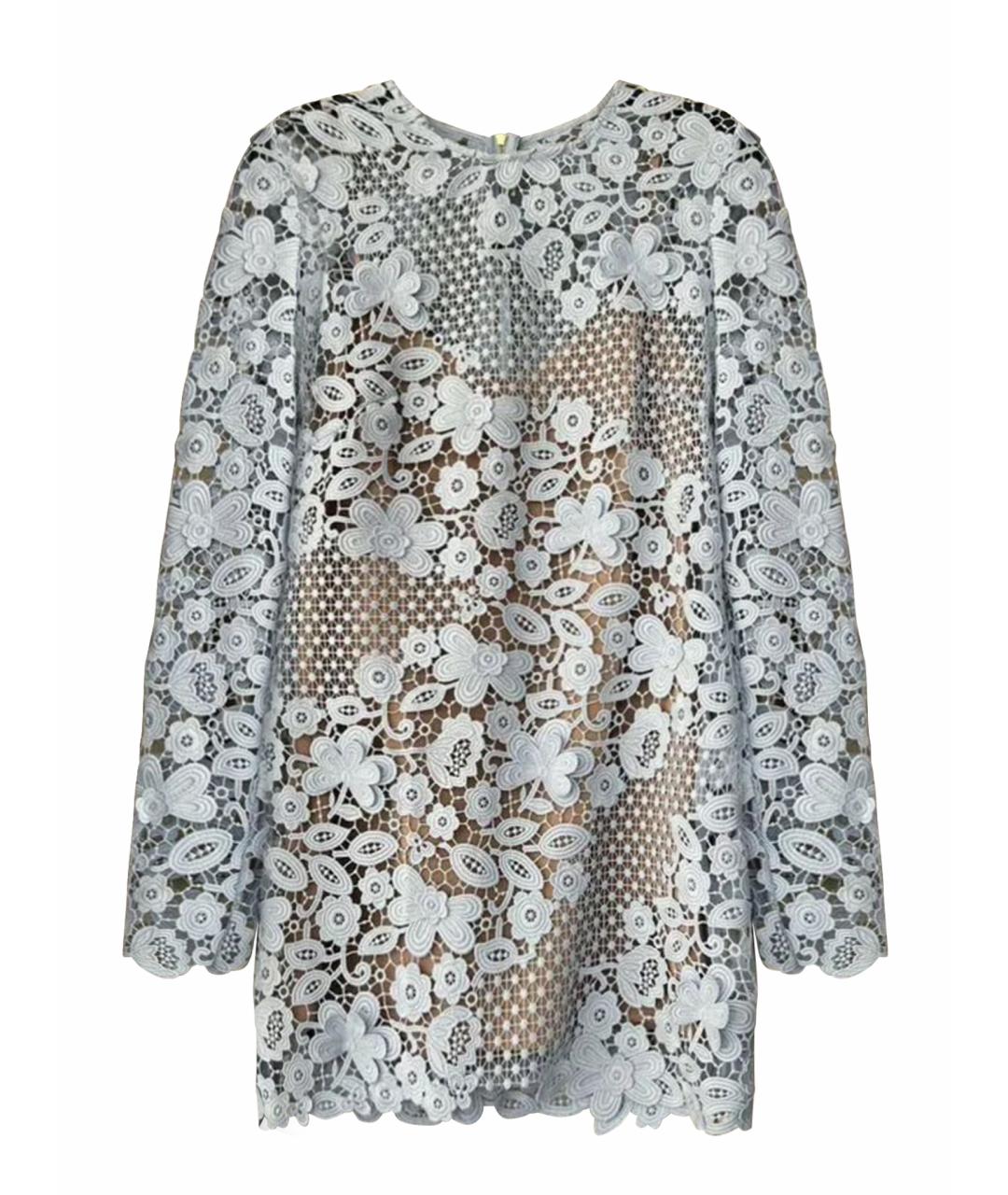 SELF-PORTRAIT Голубое полиэстеровое вечернее платье, фото 1