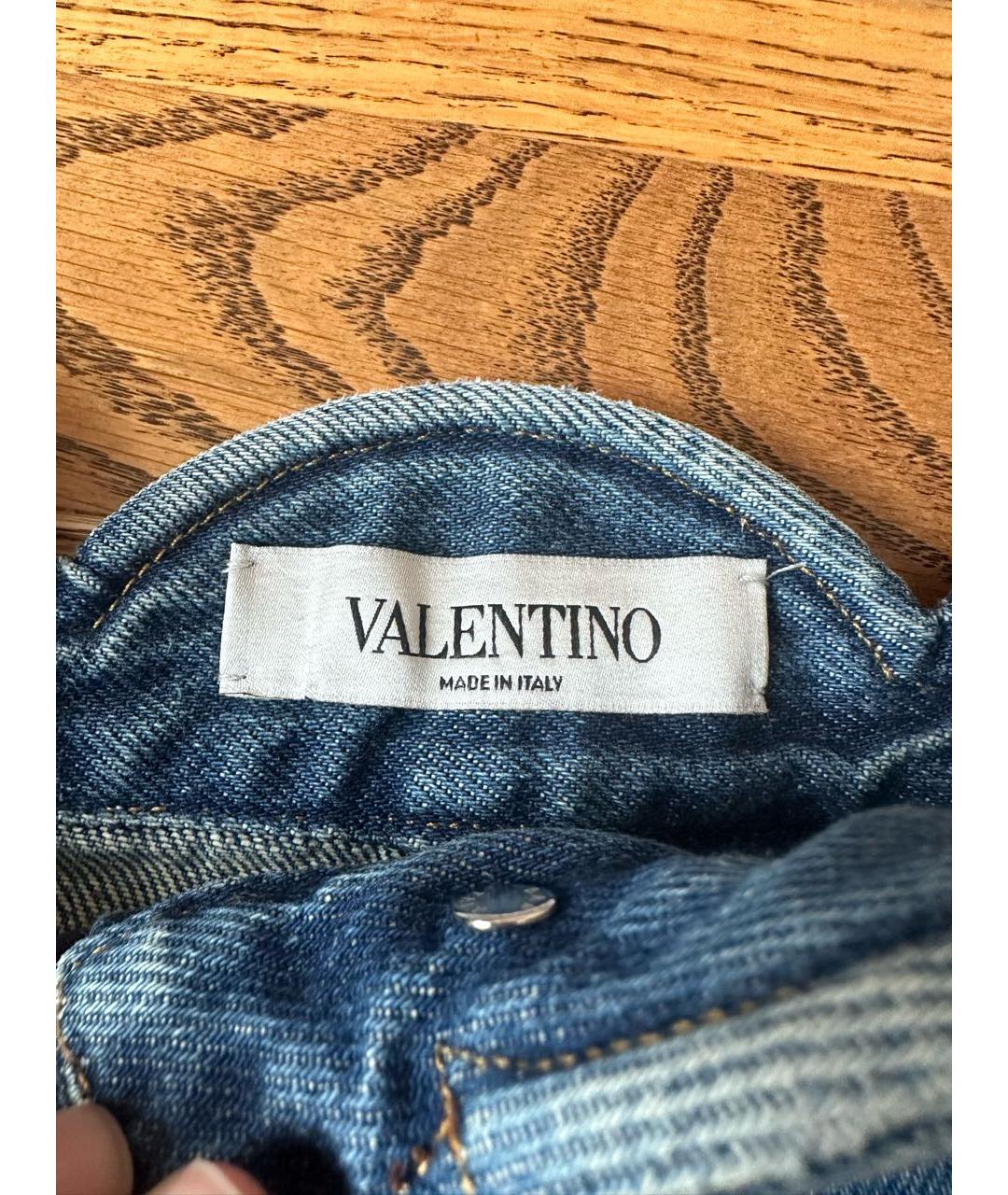 VALENTINO Голубые деним шорты, фото 7