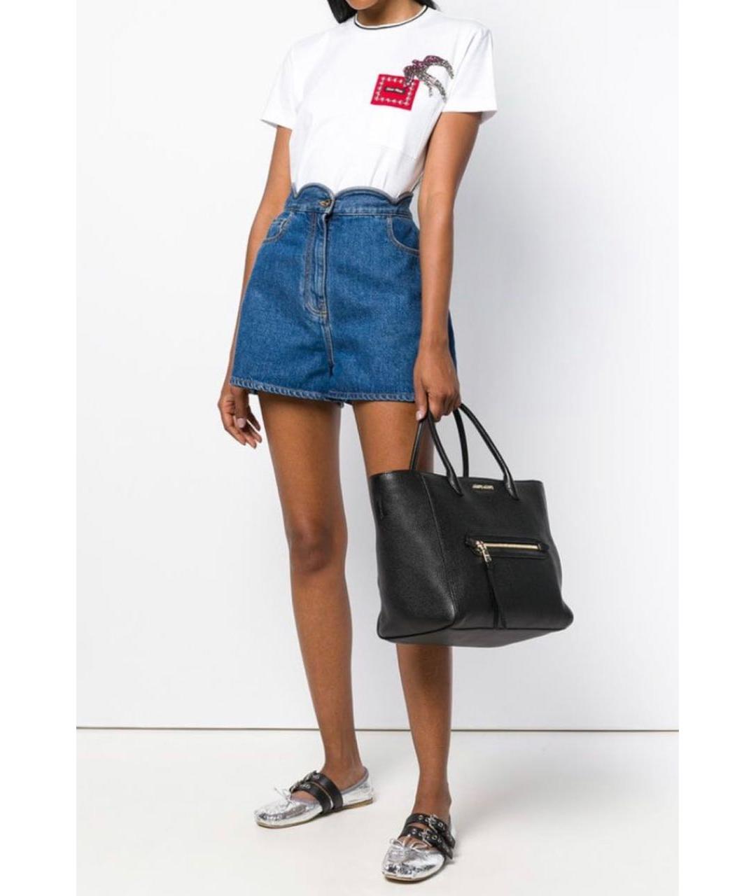 VALENTINO Голубые деним шорты, фото 3