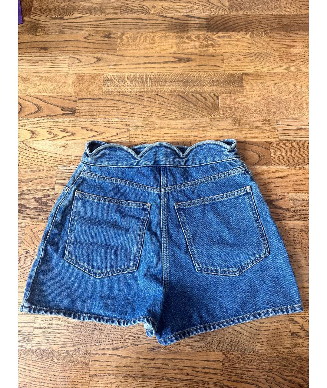 VALENTINO Голубые деним шорты, фото 5