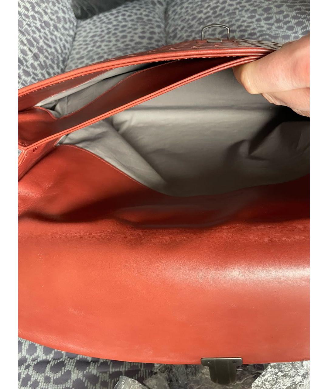 BOTTEGA VENETA Кожаный портфель, фото 3