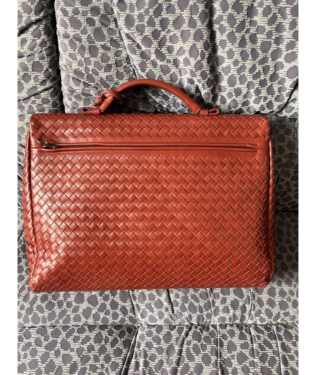 BOTTEGA VENETA Кожаный портфель, фото 2