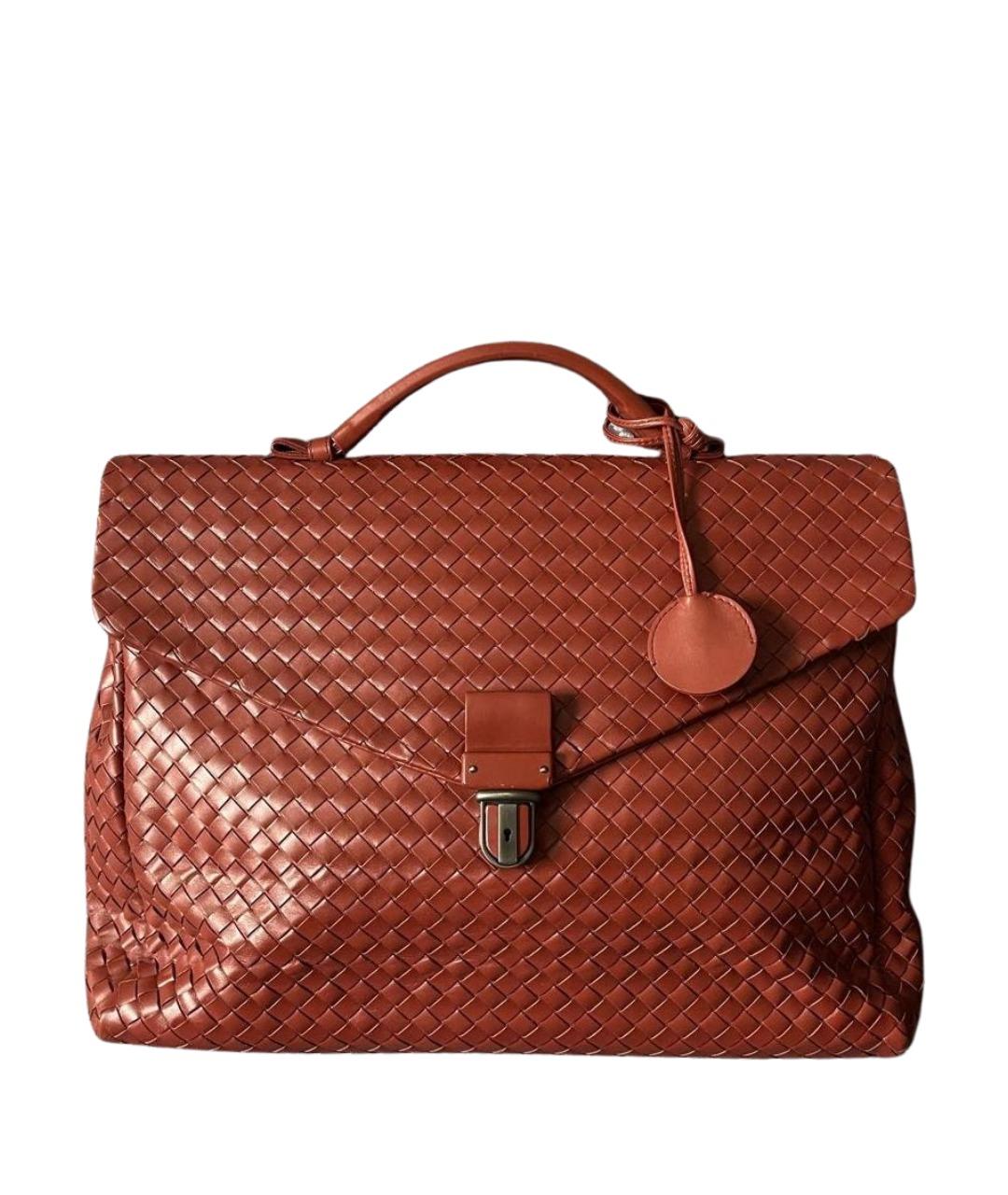 BOTTEGA VENETA Кожаный портфель, фото 1