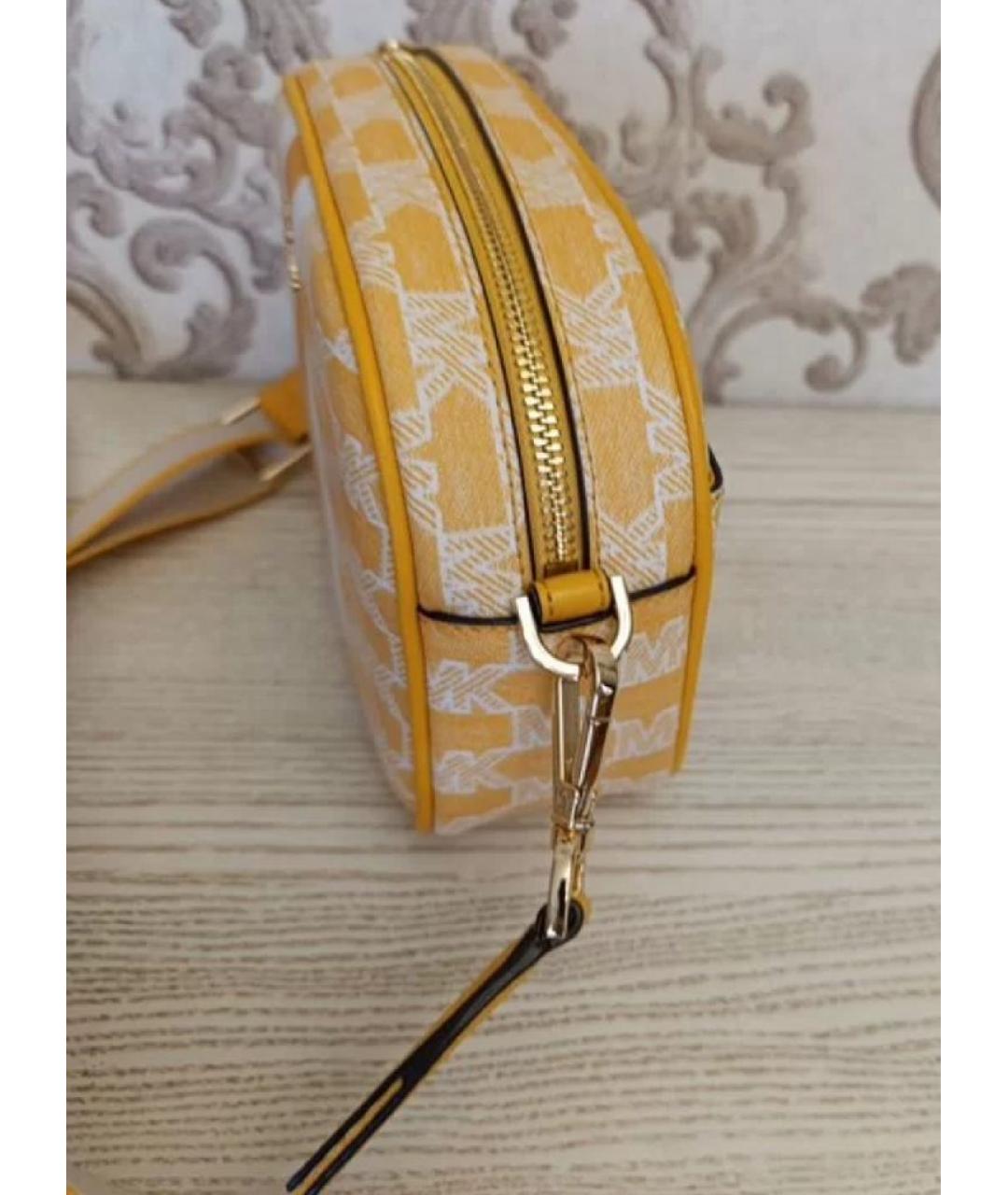 MICHAEL KORS Желтая сумка через плечо, фото 2