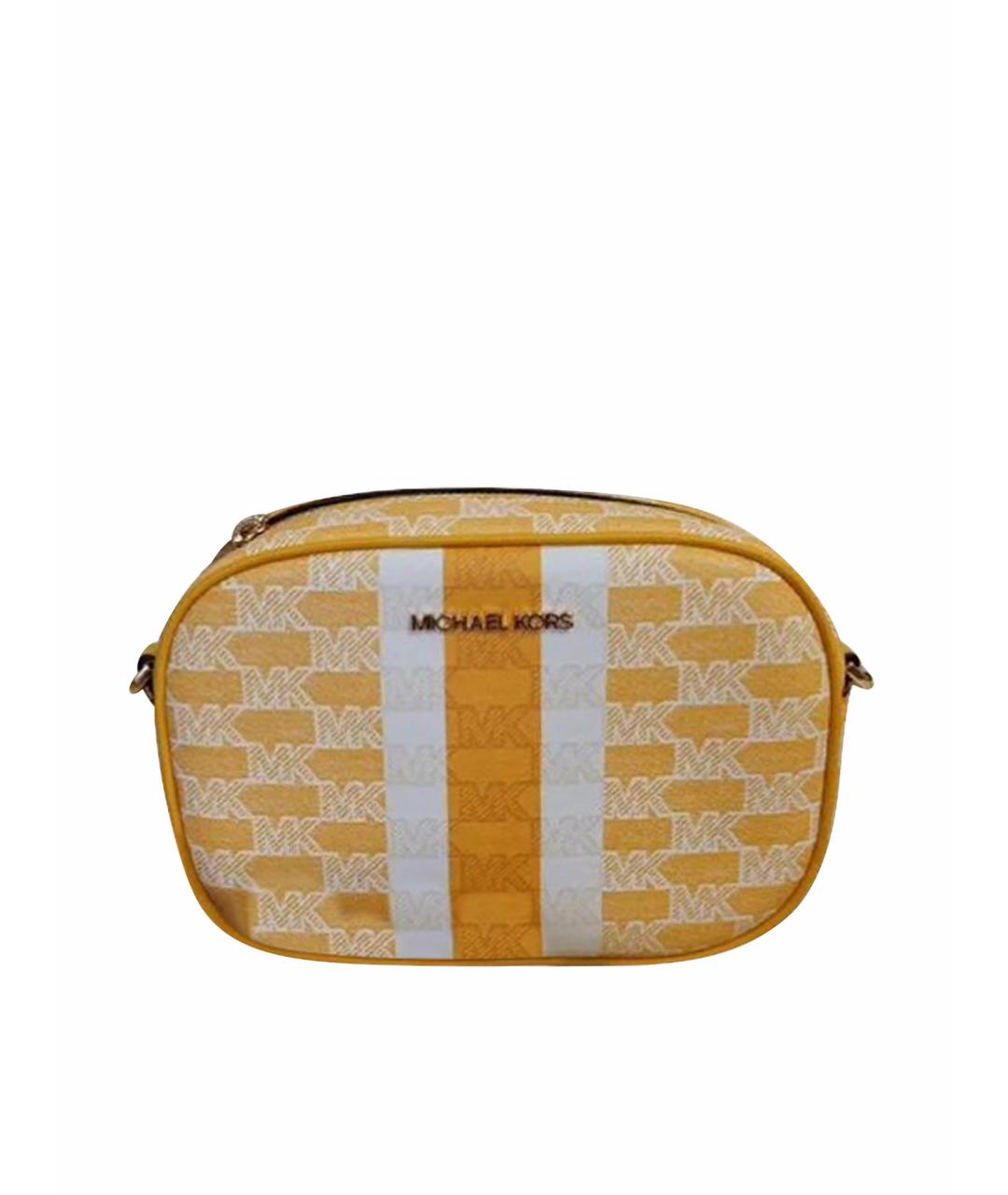 MICHAEL KORS Желтая сумка через плечо, фото 1
