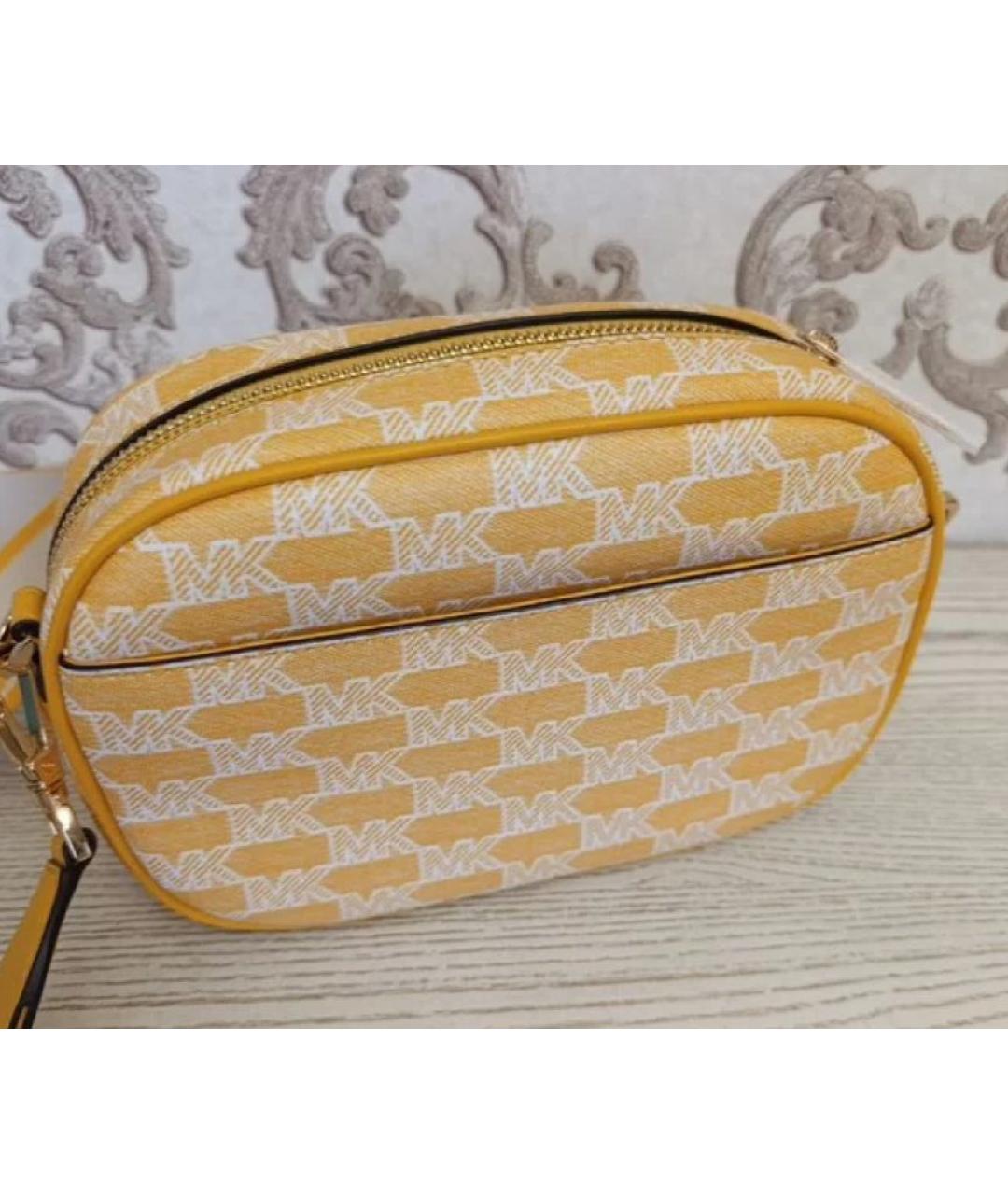 MICHAEL KORS Желтая сумка через плечо, фото 3