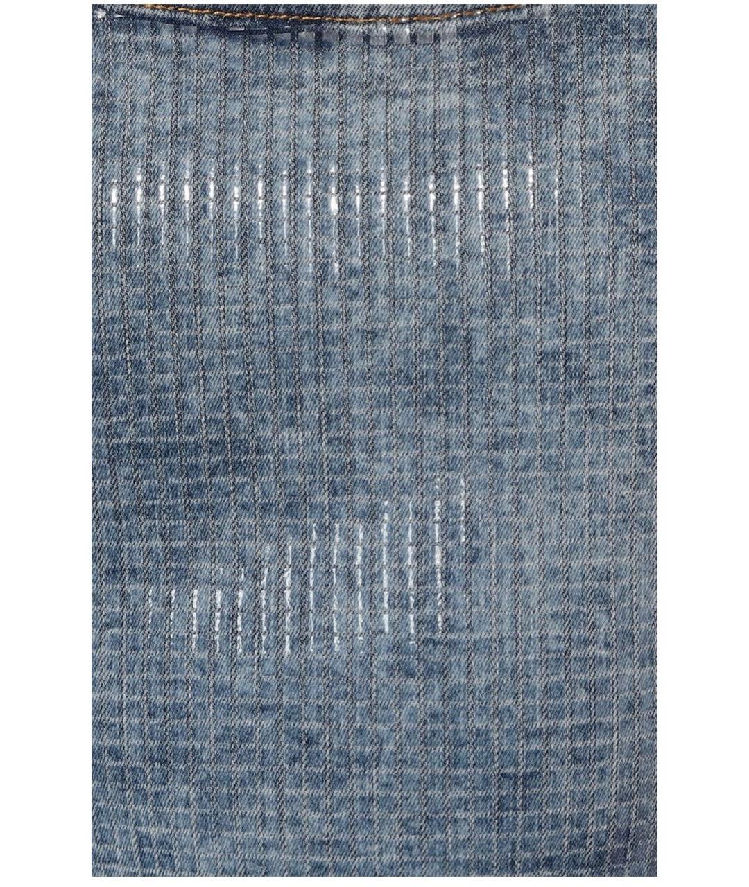 DIESEL Голубая деним майка, фото 5