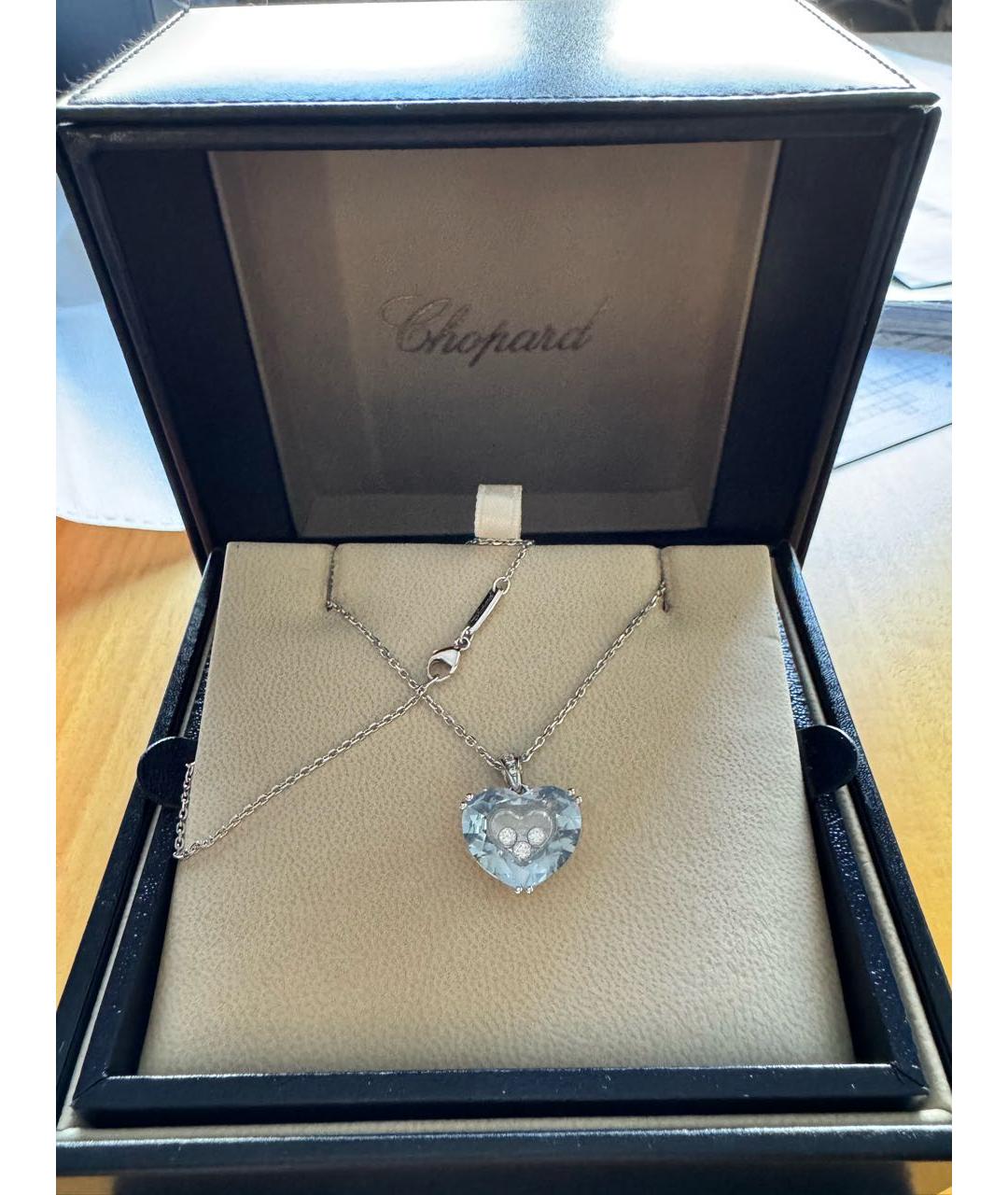 CHOPARD Белое колье из белого золота, фото 7