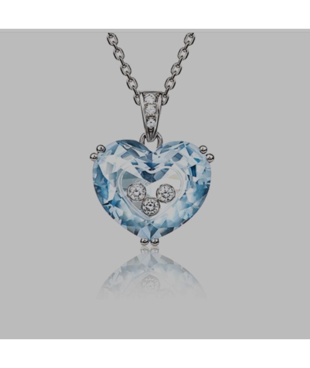 CHOPARD Белое колье из белого золота, фото 6