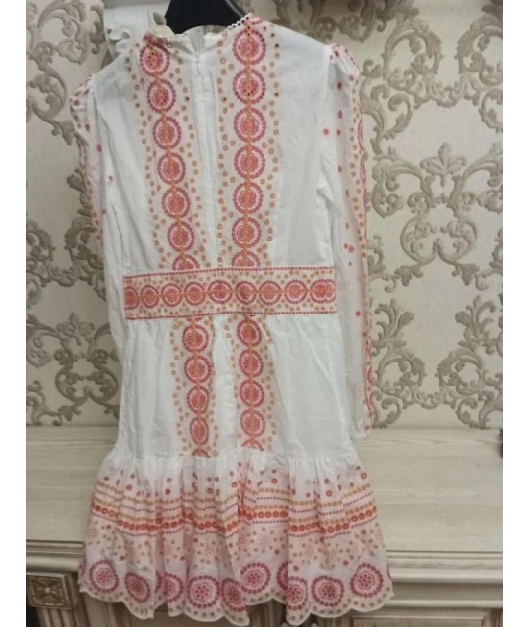 MICHAEL KORS Белое хлопковое повседневное платье, фото 2