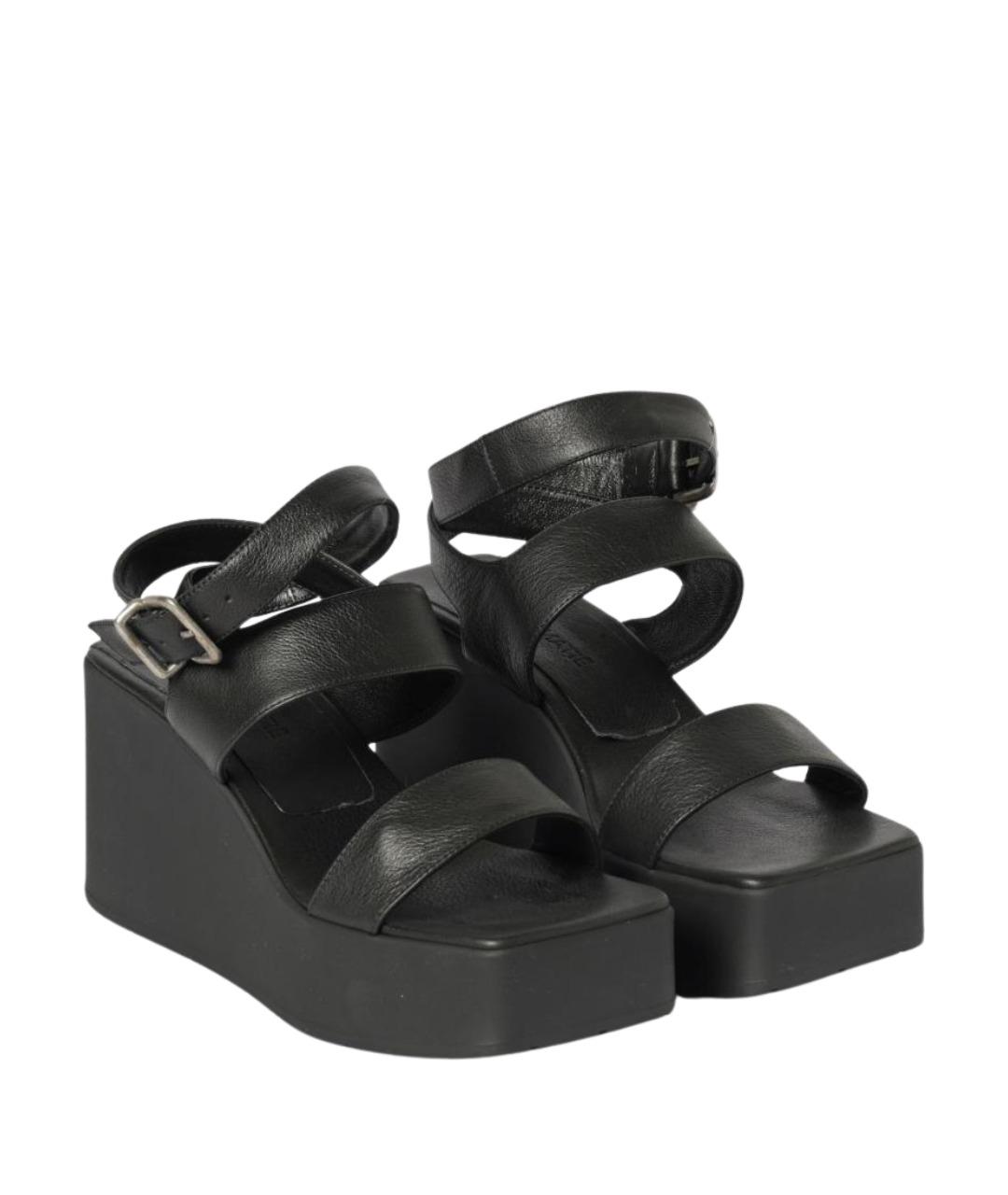 VIC MATIE Черные босоножки, фото 2