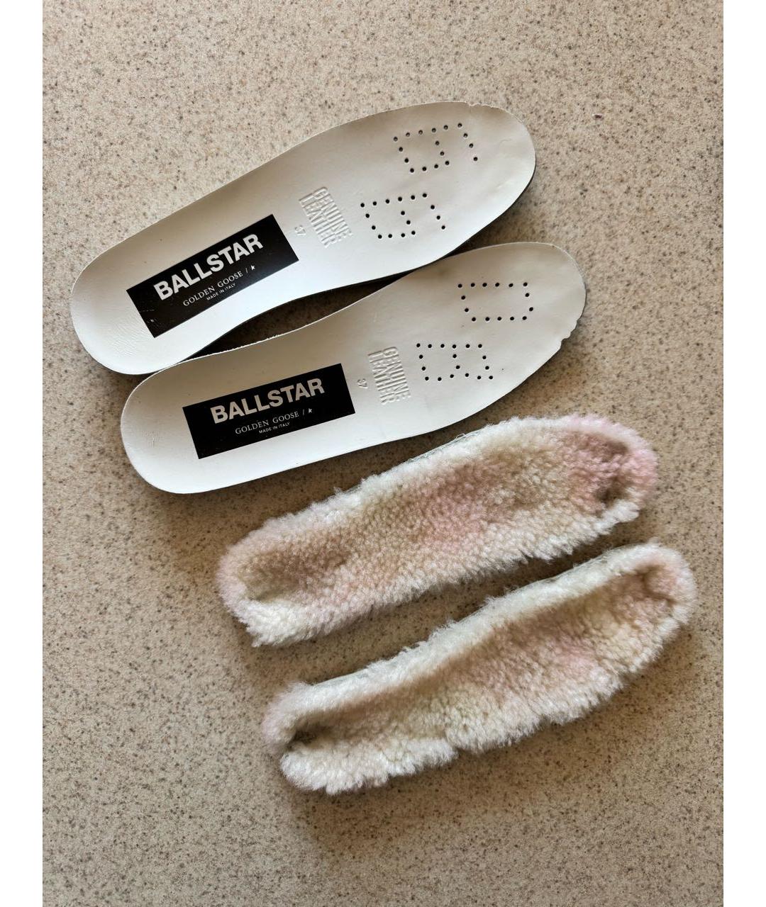 GOLDEN GOOSE DELUXE BRAND Белые кожаные кеды, фото 6