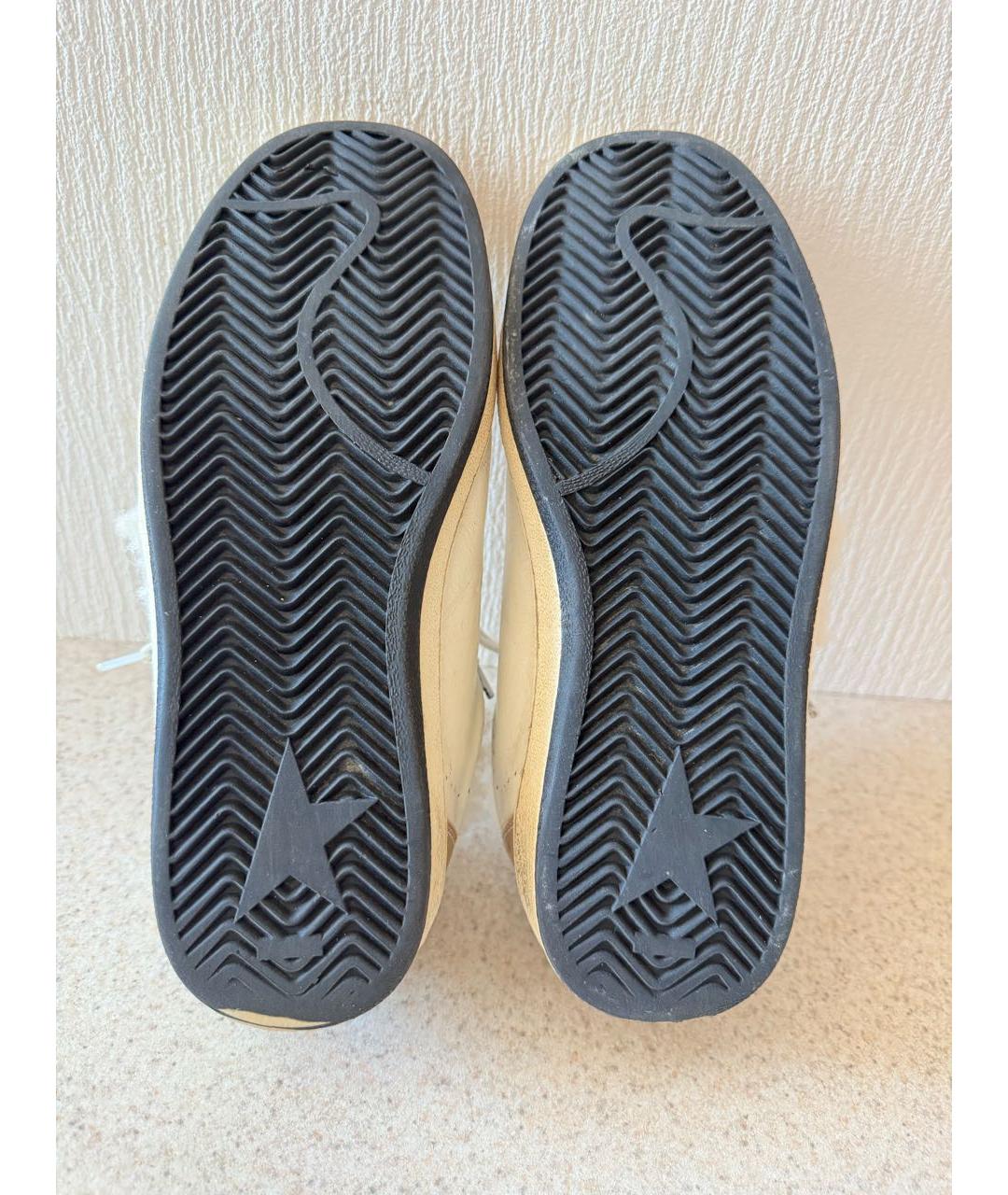 GOLDEN GOOSE DELUXE BRAND Белые кожаные кеды, фото 7