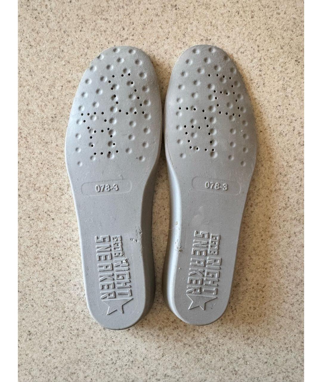 GOLDEN GOOSE DELUXE BRAND Белые кожаные кеды, фото 5