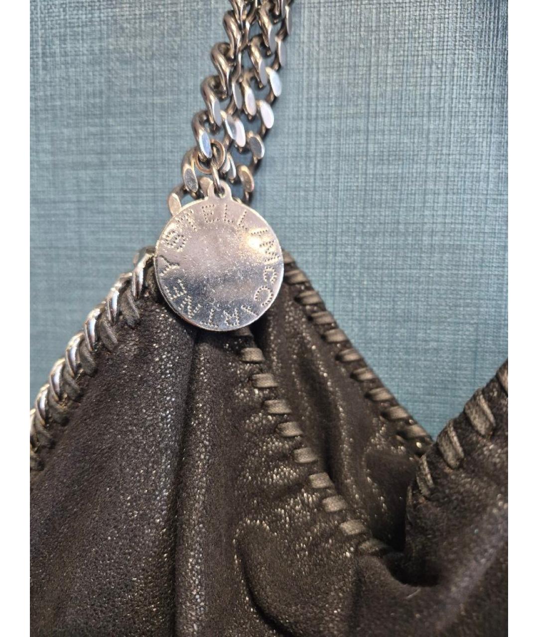 STELLA MCCARTNEY Черная сумка тоут из искусственной кожи, фото 4