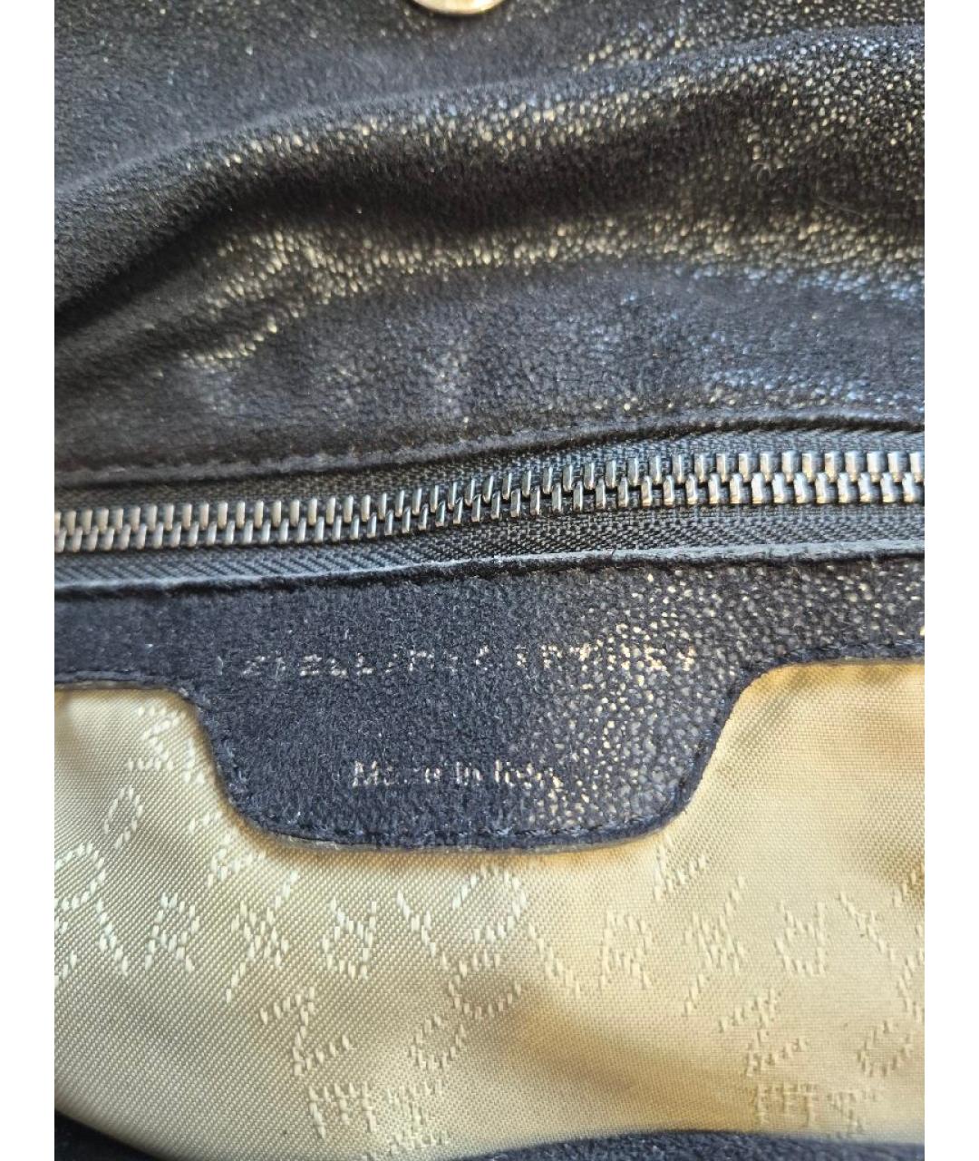 STELLA MCCARTNEY Черная сумка тоут из искусственной кожи, фото 3