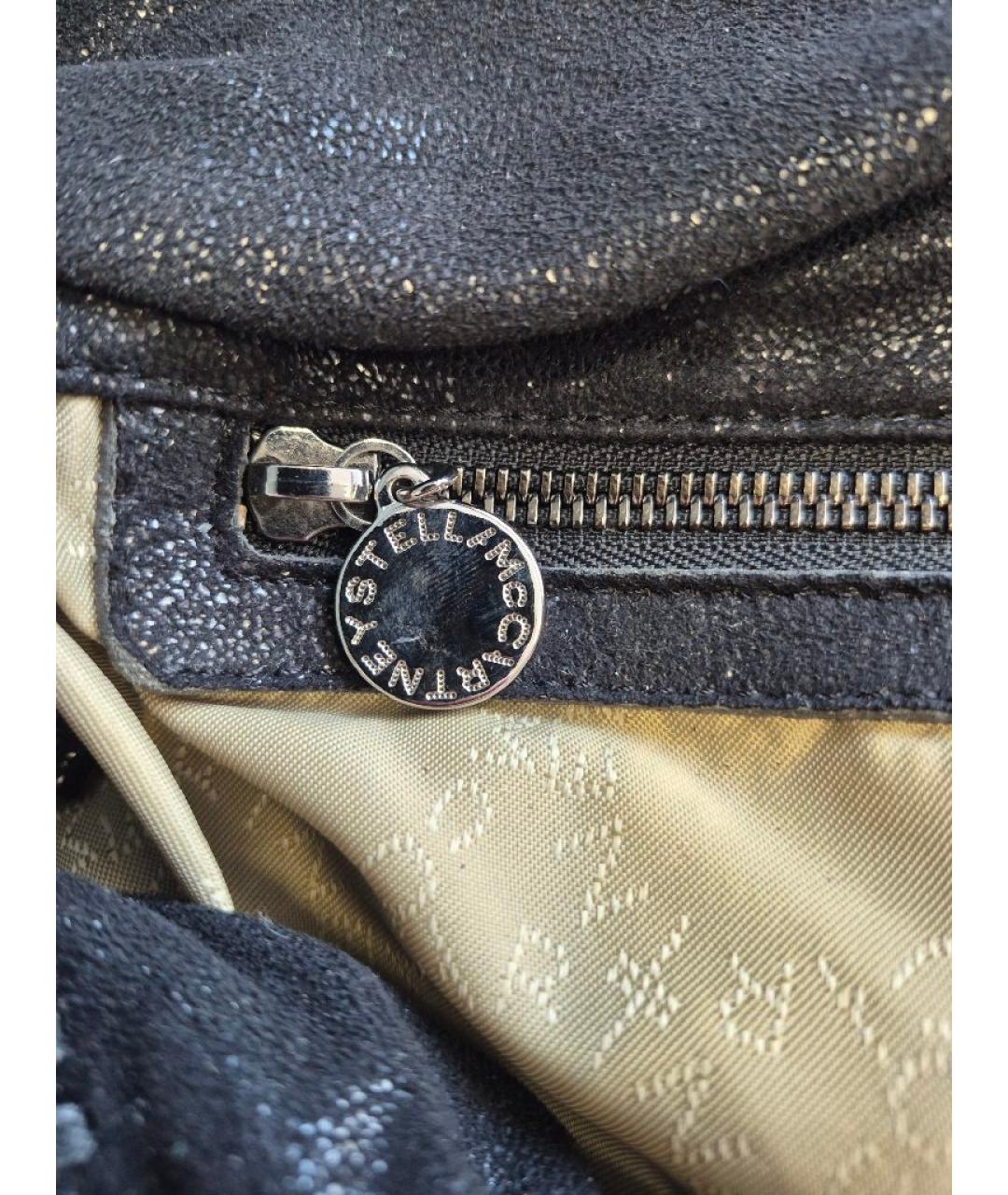 STELLA MCCARTNEY Черная сумка тоут из искусственной кожи, фото 6