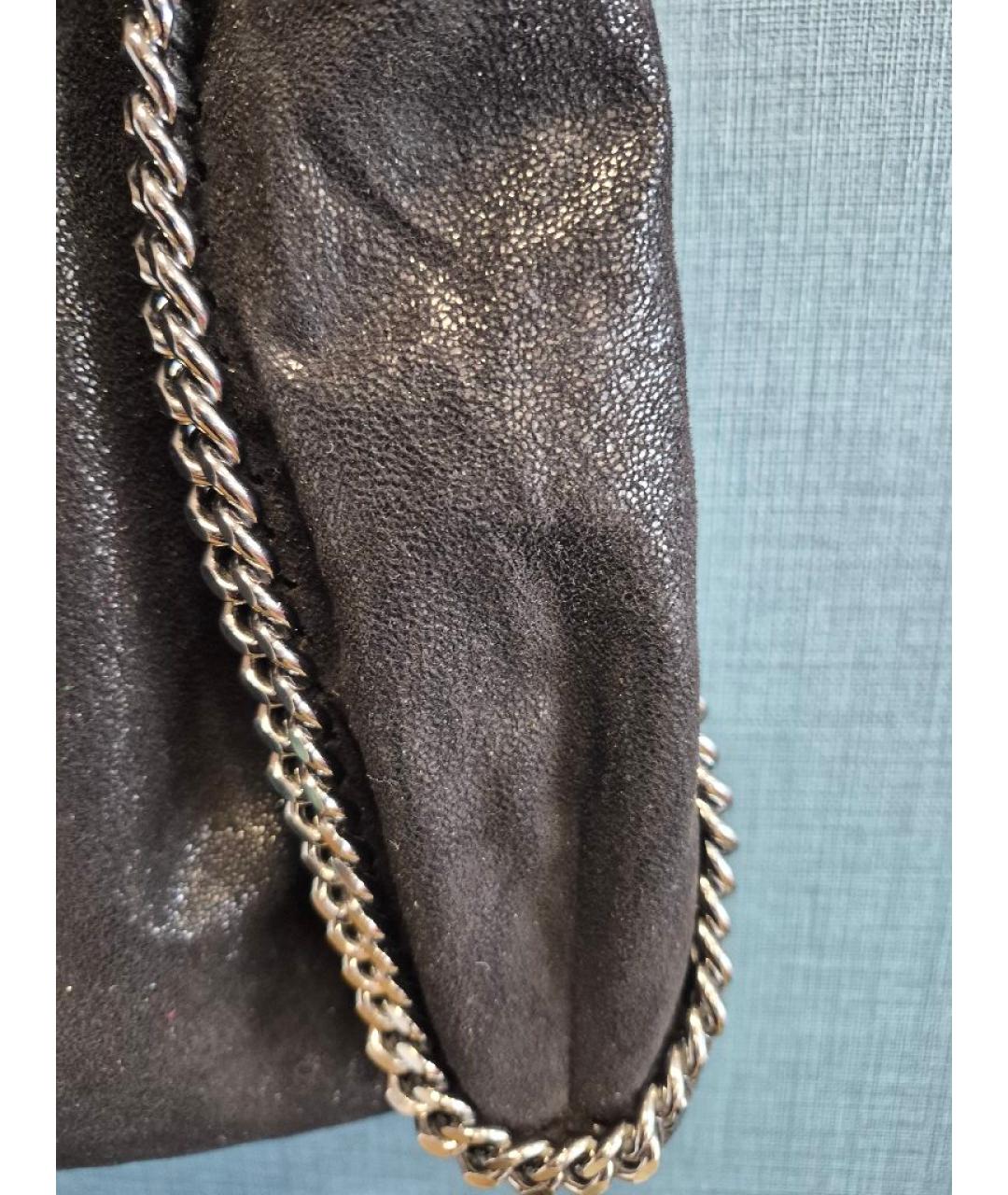 STELLA MCCARTNEY Черная сумка тоут из искусственной кожи, фото 5