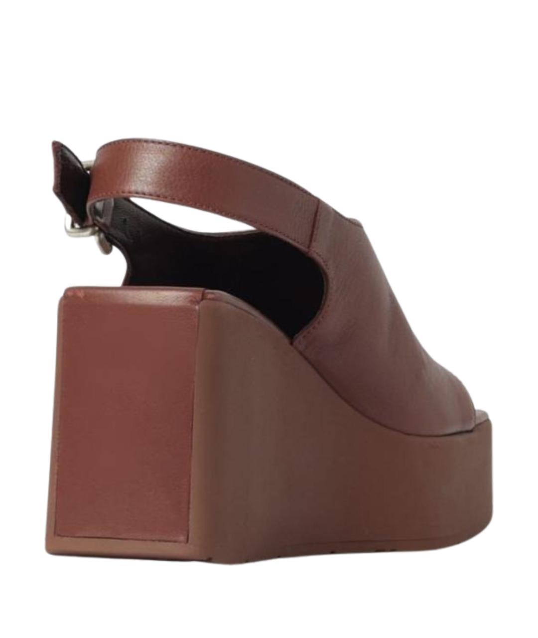 VIC MATIE Коричневые босоножки, фото 3