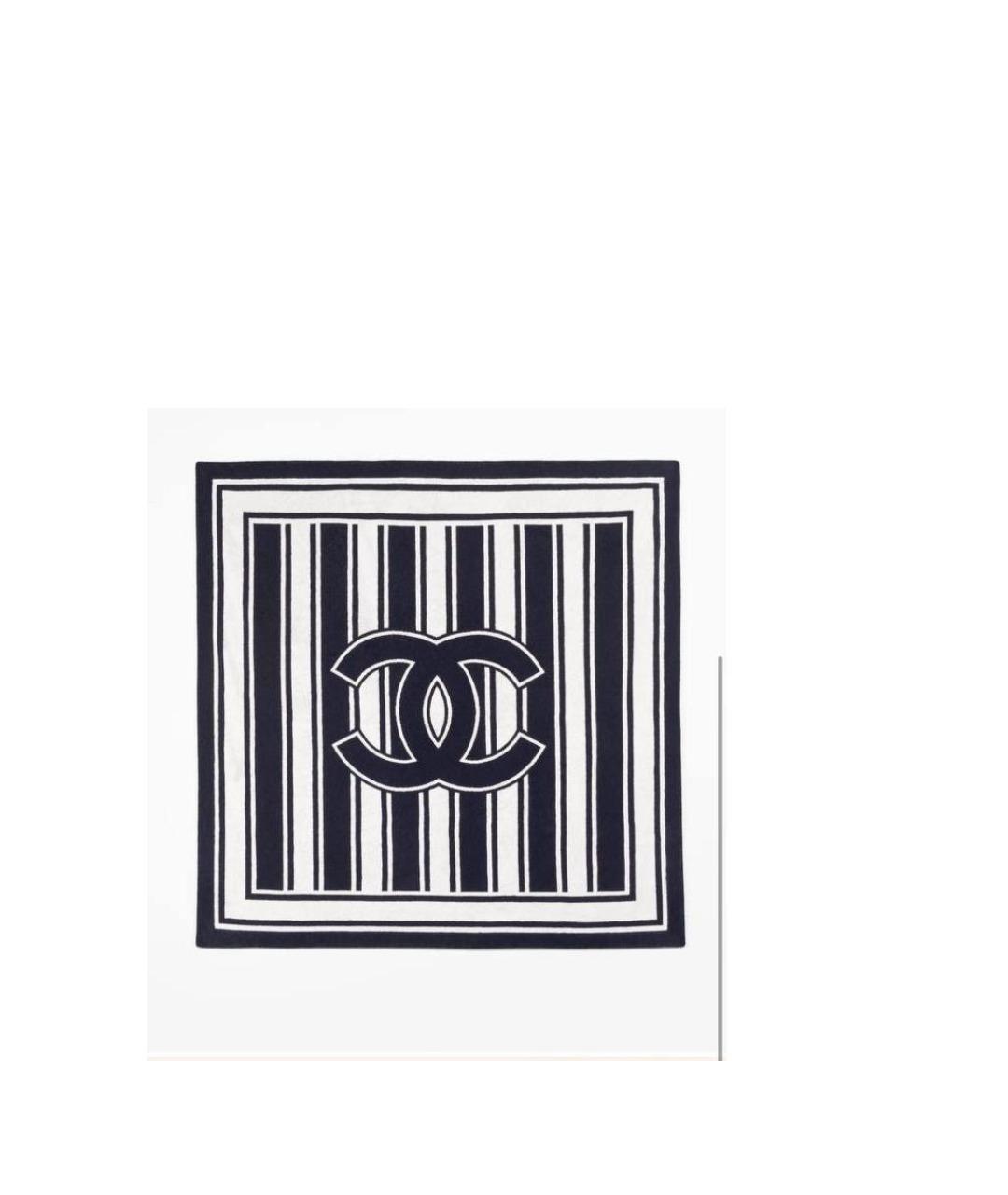 CHANEL Синяя тканевая пляжная сумка, фото 2