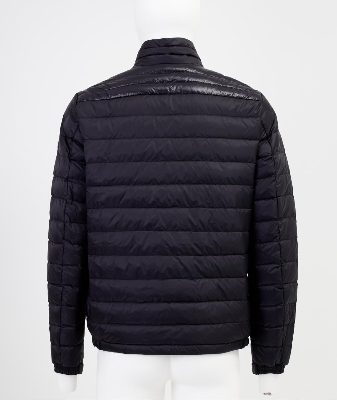 MONCLER Черная полиамидовая куртка, фото 2