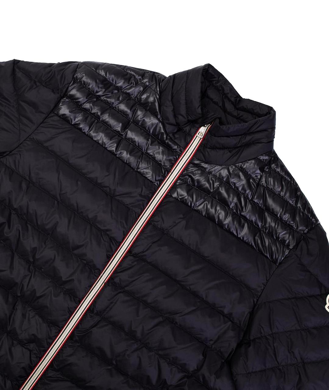 MONCLER Черная полиамидовая куртка, фото 7